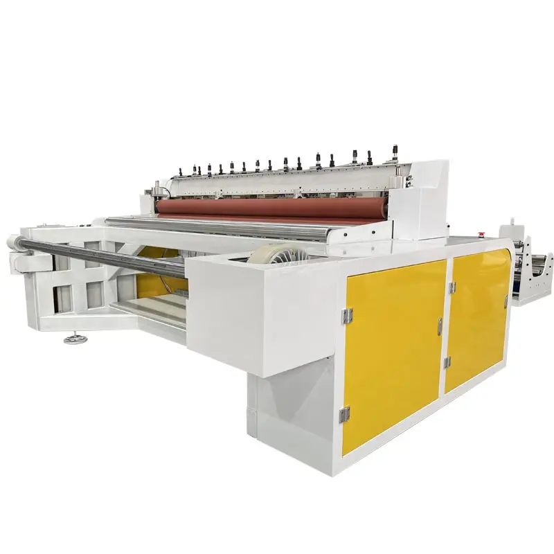Microfiber Towel Cutting Machine Slitting Cloth Computer Operate Automatically