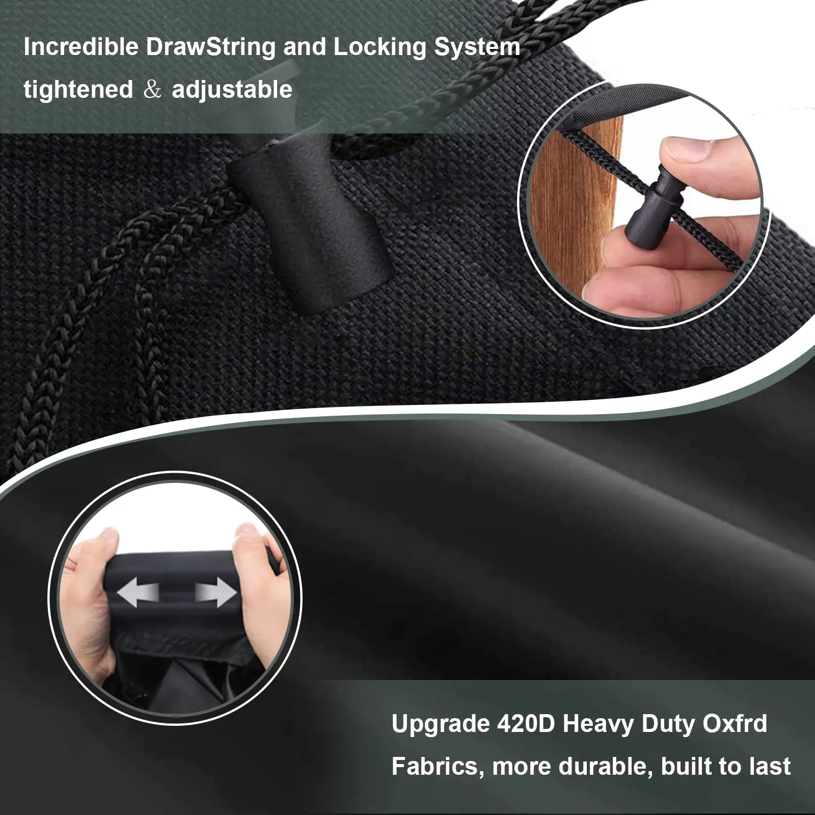 Round 180x80cm Heavy Duty 420D Oxford Round Table Cover Anti-UVGarden Furniture Covers Waterproof