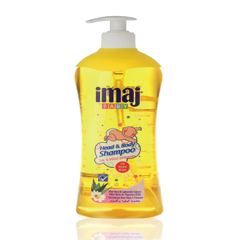 IMAJ baby head and body shampoo 700 ml - 400 ml - 200ml - 100ml cup shampoo for babies pump shampoo for babies