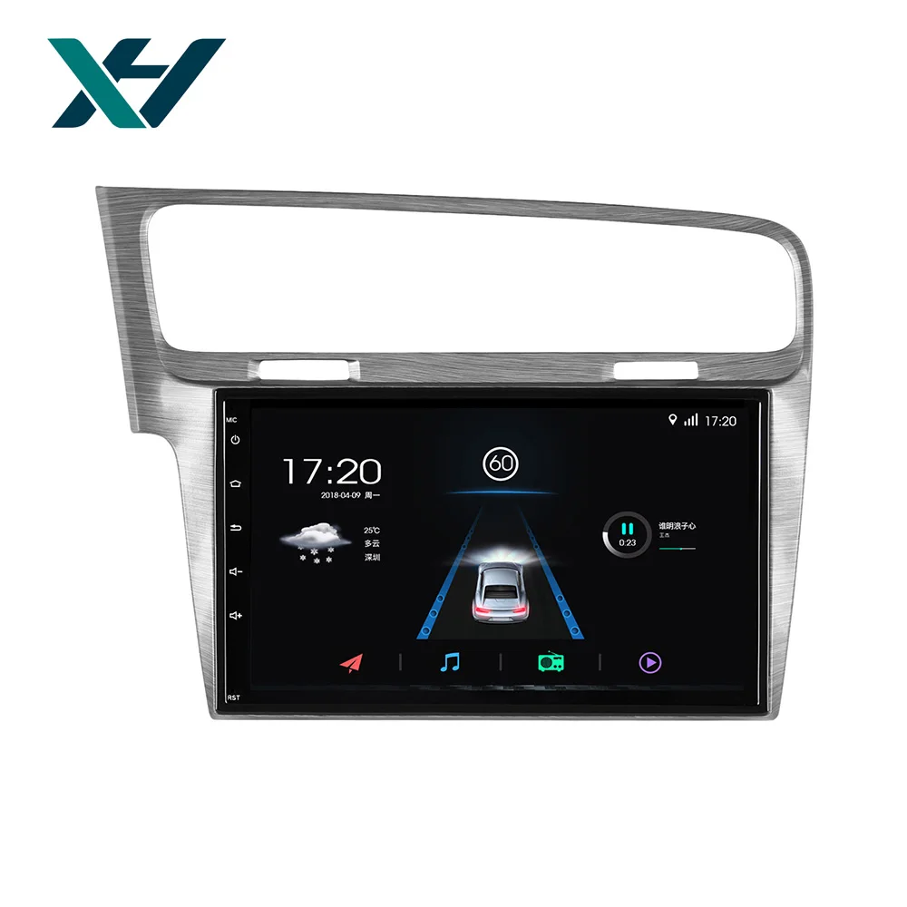 10.2 inch 4 Cores Android 10 Car DVD Multimedia Player Radio Video Stereo GPS Navi Audio For VW Golf 7 2013-2015