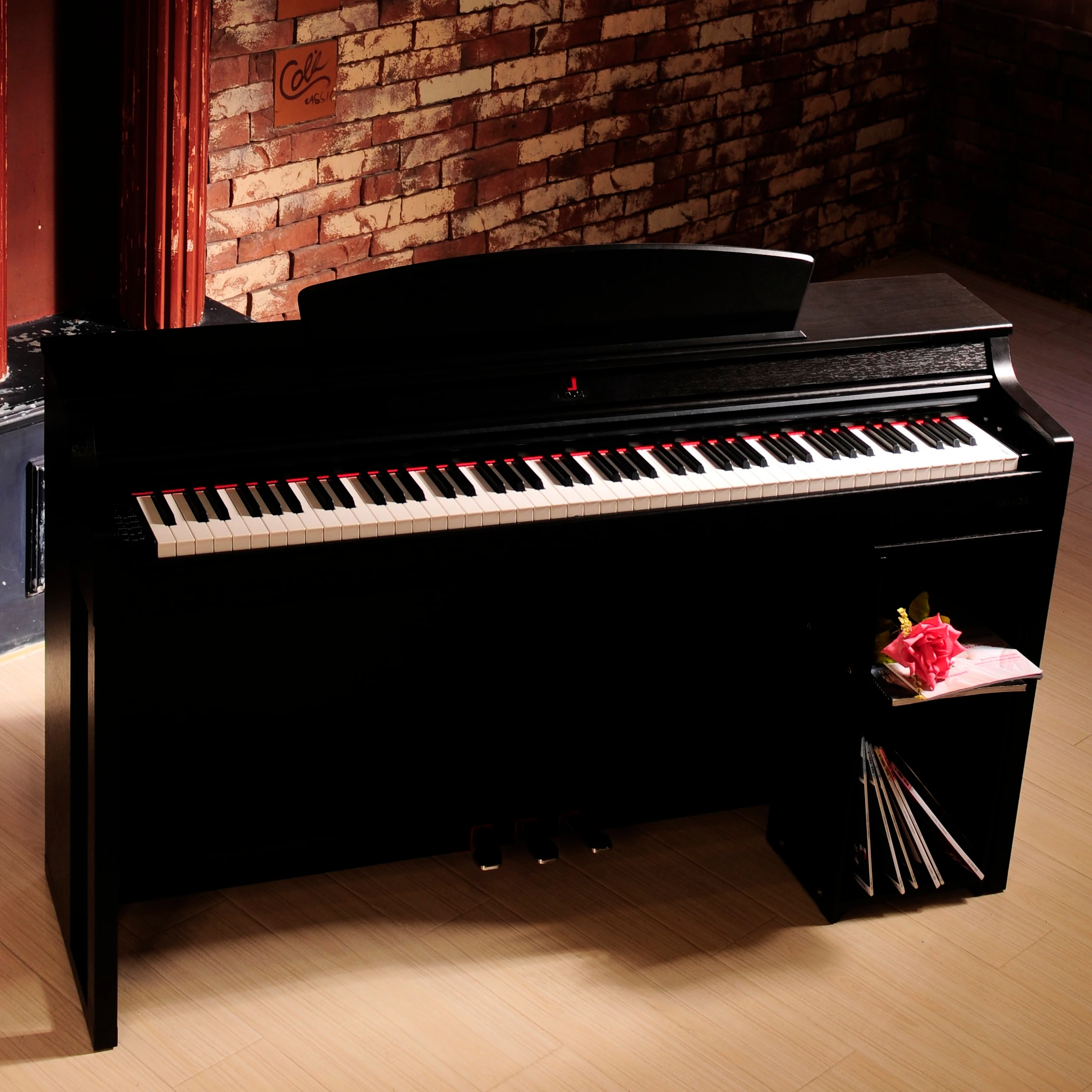 
Chinese high quality digital piano 88-key progressive keyboard with hammer touch 