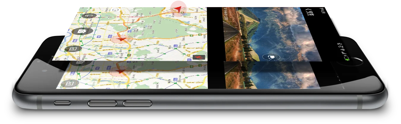 
dash cam front and rear camera with gps 2K dual camera recording APP Control g-sensor motion detection 