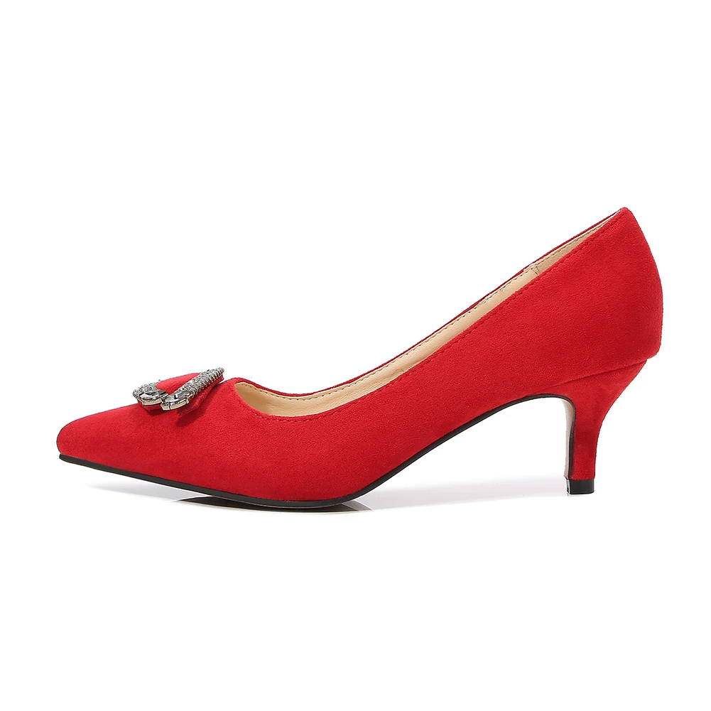 Luxury Heels For Women Wholesale Suede High Heels Shoes Party Shoes Women Stripper Shoes Heels Office Classic Pointed Toe Pumps
