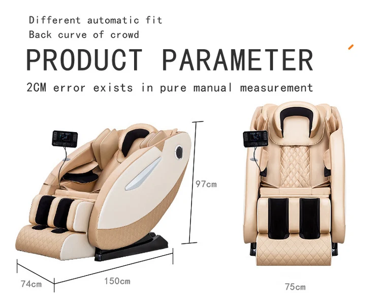 Modern Luxury Foot Full Body 3D Hand Electric AI Smart Recliner SL Track Zero Gravity Shiatsu 4D Massage Chair
