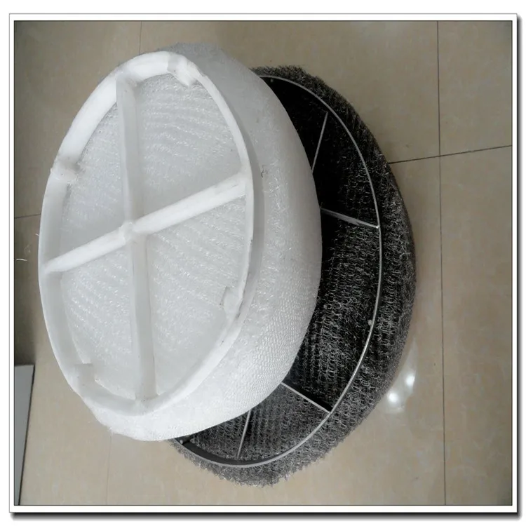 PTFE PVDF SS Monel york mesh 421 distillation column filter pp demister pad