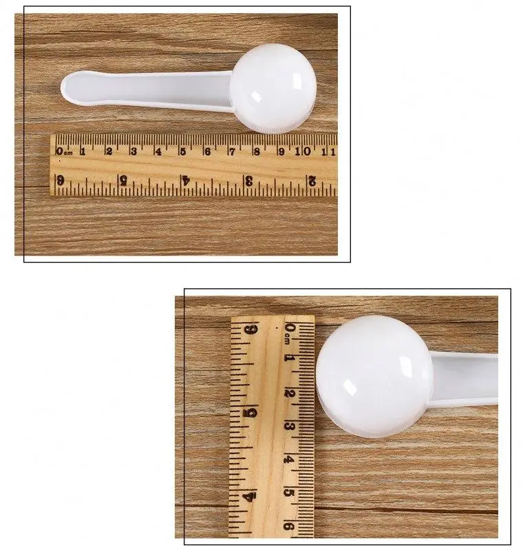 factory direct selling  20ml wholesales and retails free shipping food grade plastic scoop 10 grams powder spoon