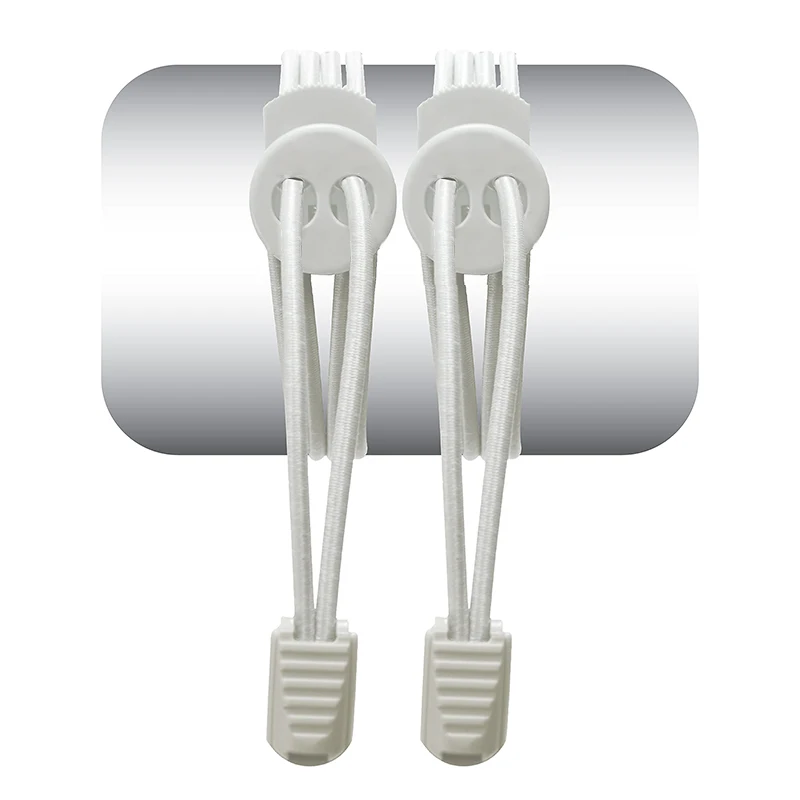 2024 No Tie Shoe Laces Press Lock Shoelaces Without Ties Elastic Laces for Kids Adult Sneaker