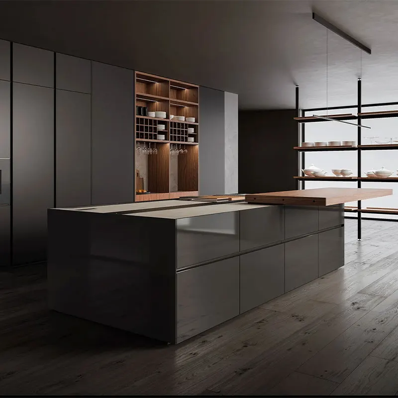 Welbom Custom Made Solid Wood Designs Modern Luxury Aluminium Kitchen Cabinets