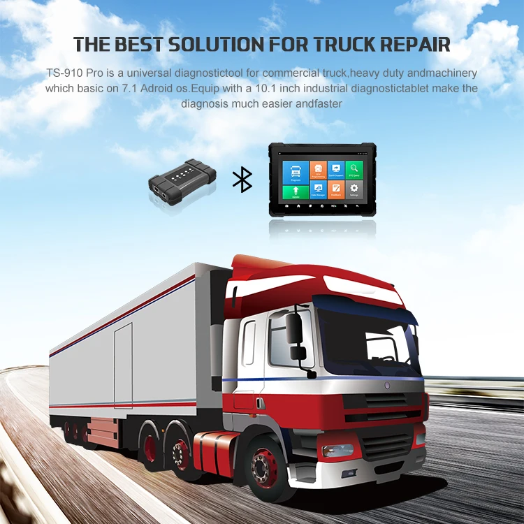 TS 910PRO Automotive Diagnostic Tool Support Online Coding and Programming for car test