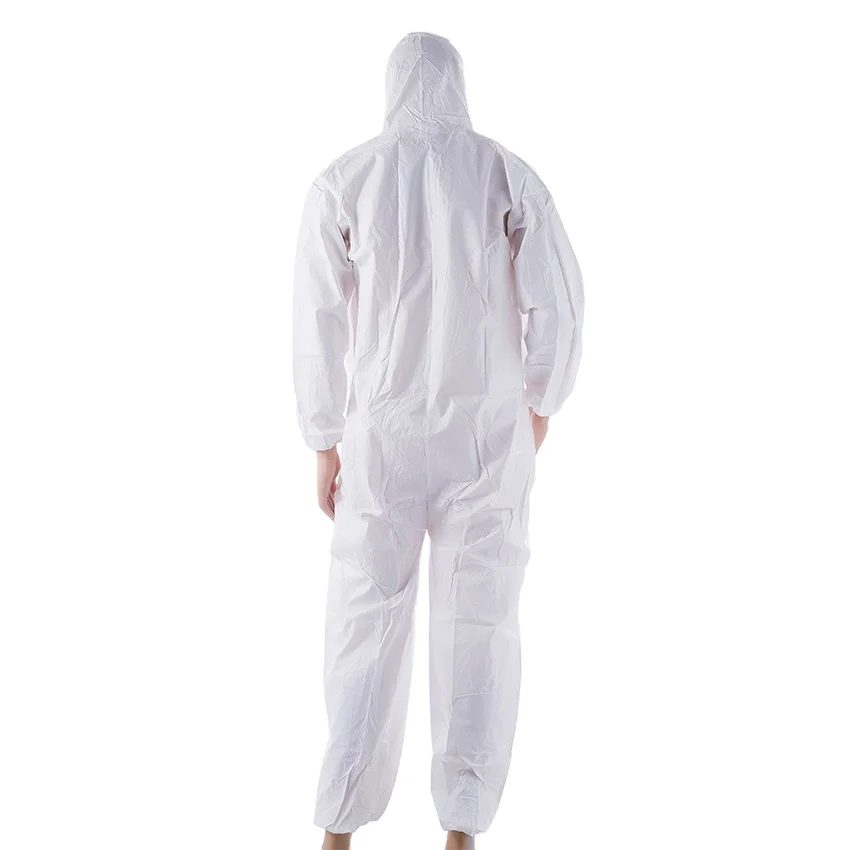 Одноразовая Микропористая пленка Sf, нетканый защитный комбинезон унисекс, полипропиленовый комбинезон