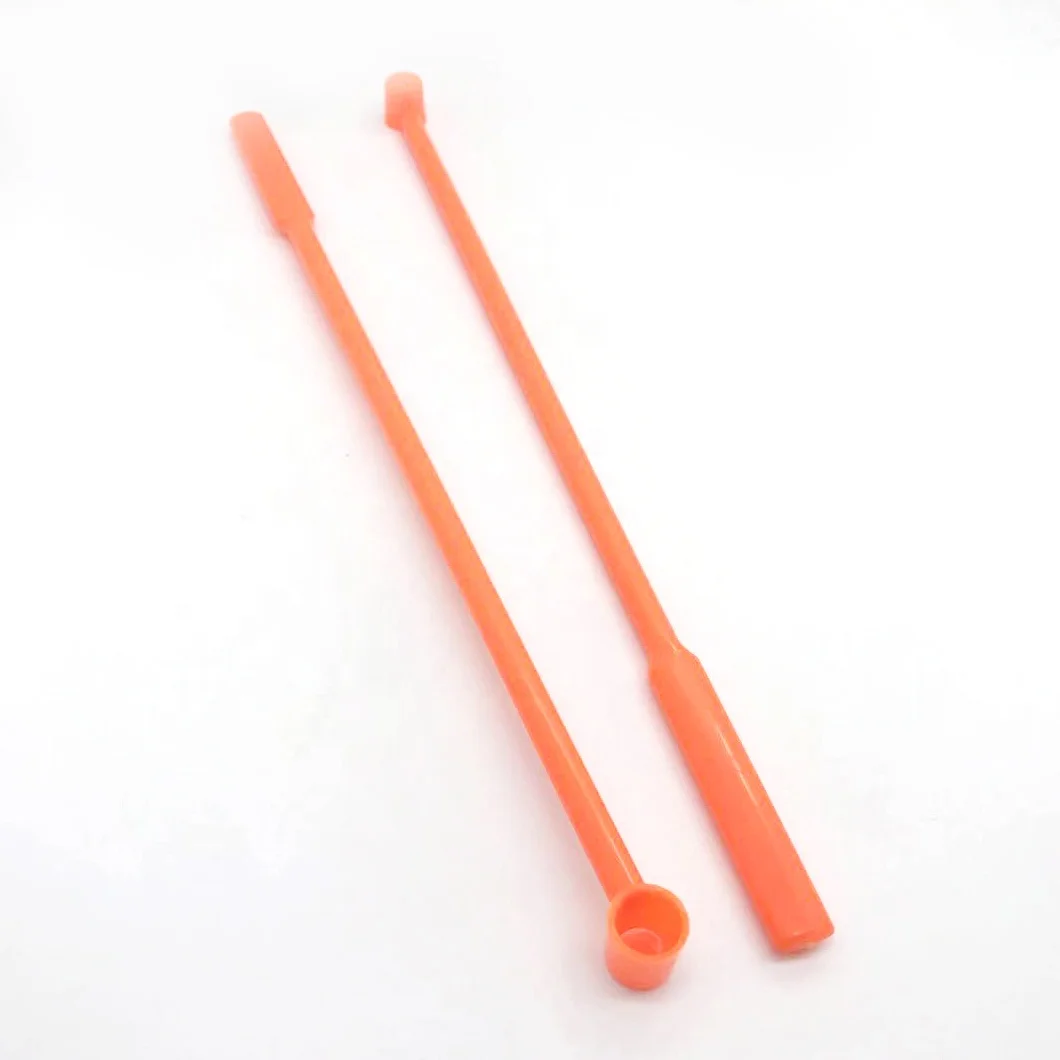 Direct Selling Novelty Customizable colors Children Long Handle Plastic Spoon