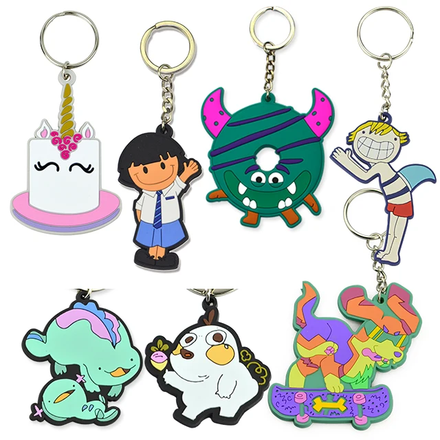 Promotional 3D Soft Pvc Leather Printing Logo Custom Mini Boxing Gloves Keychain