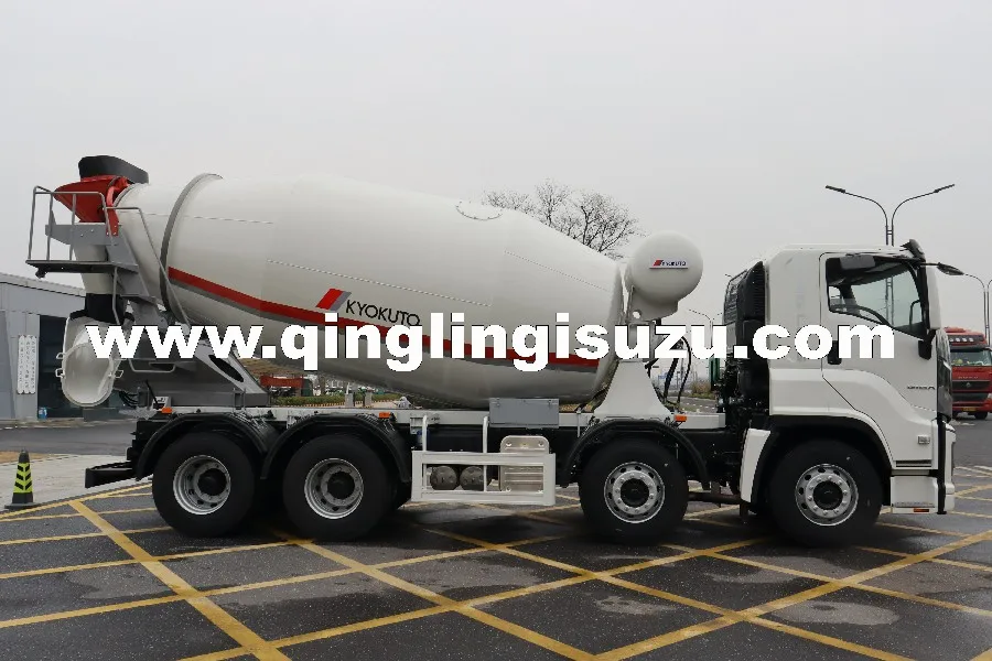 ISUZU China & KYOKUTO Diesel Concrete Mixer 12 Cubic GIGA VC66 8x4 Euro6 High Performance Model For Construction 2024