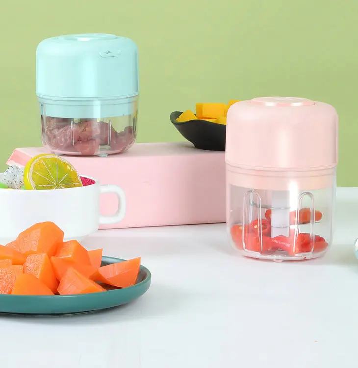 Electric Meat Mincer Household Electric Vegetable Minced Garlic Mini Garlic Skin Pulling Machine Vegetable Filling