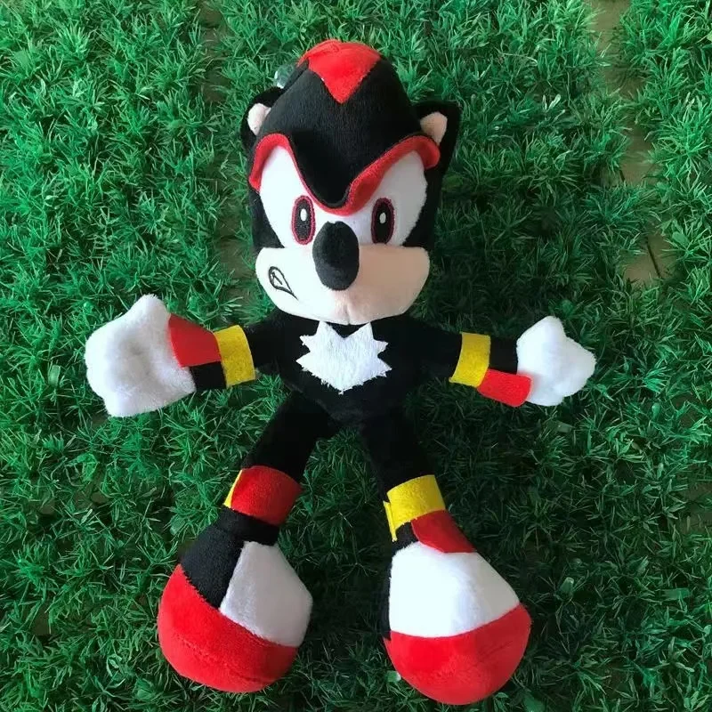 Sonic High Quality Plush Toy Cartoon Hedgehog Doll Tails Shadow Soft Star Bear Stuffed Anime Christmas Birthday Gift for Kids
