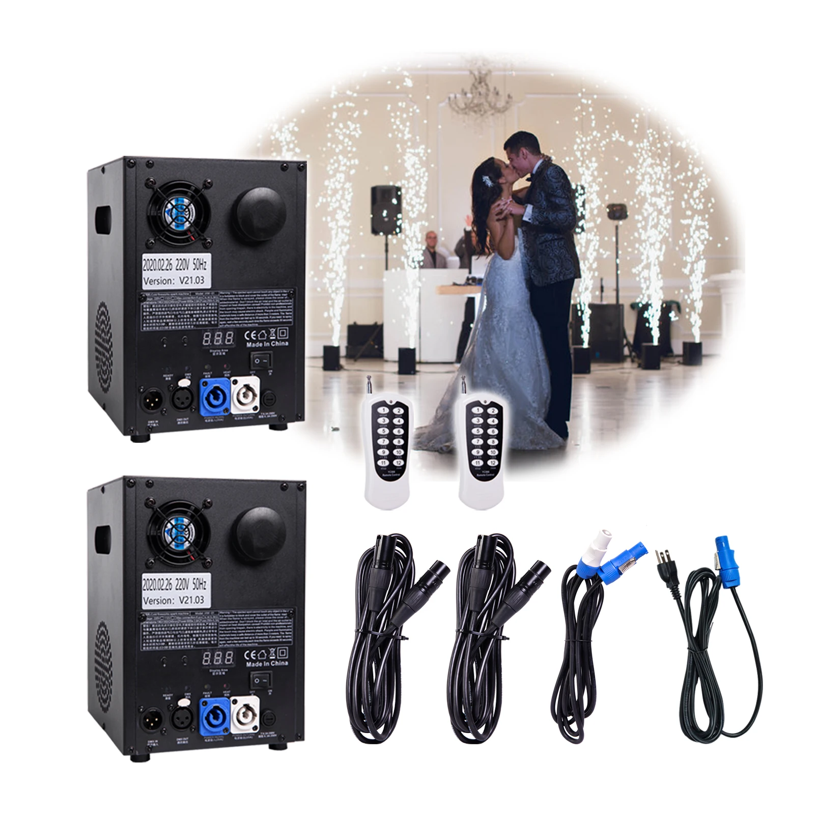 Surprise Price Chinese New Year 600w Cold Spark Machine Indoor Wedding Stage Firework Sparkle