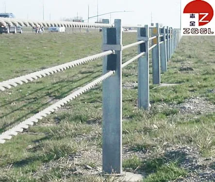 Road Barrier Traffic Barrier Galvanized Wire Rope 3x7-19mm Highway Cable Used in Highway Guardrail