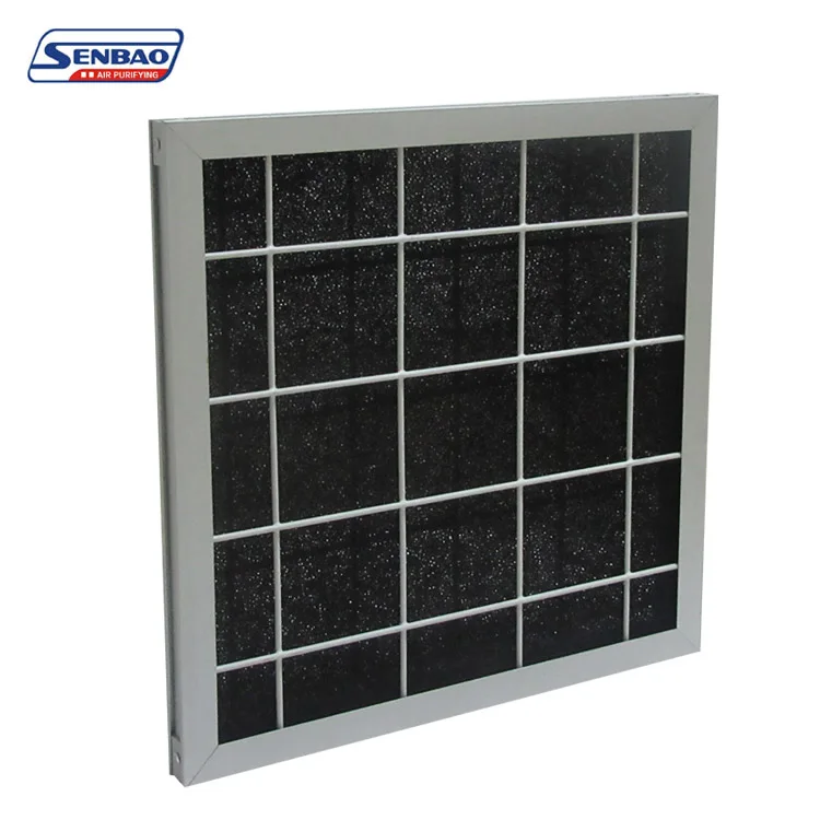 Manufacturer Sponge Mesh Panel Filter Foam Activated Carbon Filter For Air Handling Systems