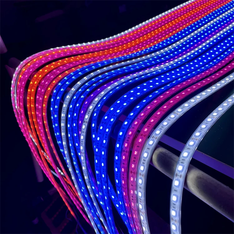 multiple colour 5050 smd led strip light IP68  red pink golden yellow 60led/m led flexible strips
