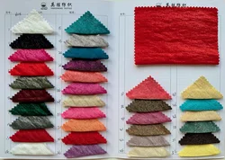 Factory Wholesale 70% Cotton 30% Nylon Wrinkle Fabric in Stock