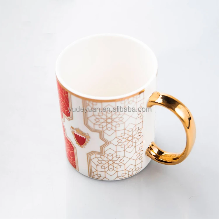 porcelain new bone china middle east arabic turkish mugs and cup wholesale custom shape coffee mugs