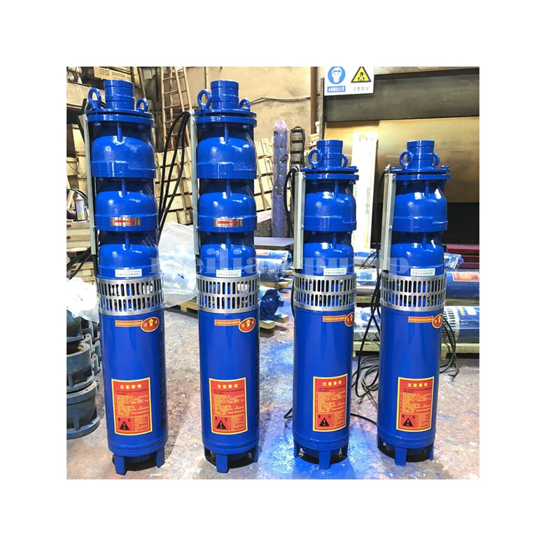 QJ Series Bore Well Water Pump Domestic High Lift Deep Irrigation Cast Iron Multi Stage Submersible