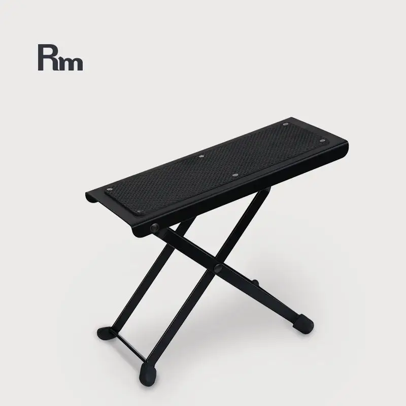 GFR-Rm04  Rainbow Musical Wholesale Metal Iron Guitar Pedals Adjustable Classical Acoustic Guitar Foot Rest Stand Stool