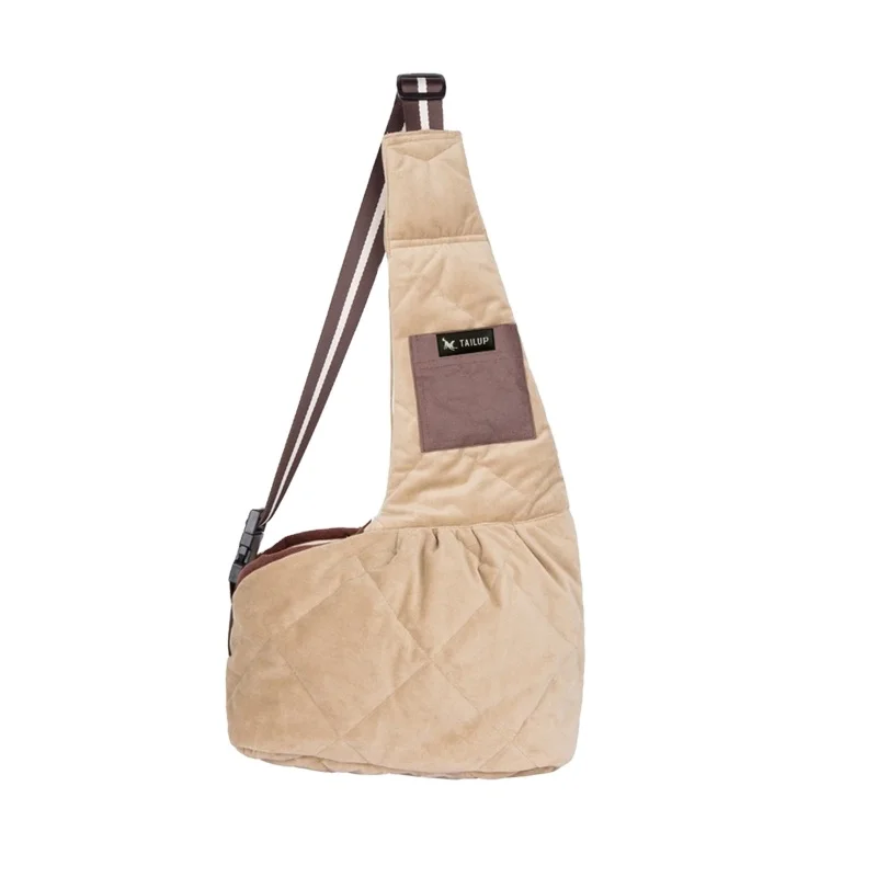 Winter Style Short Plush Soft Warm Sling Pet Carrier Wholesale