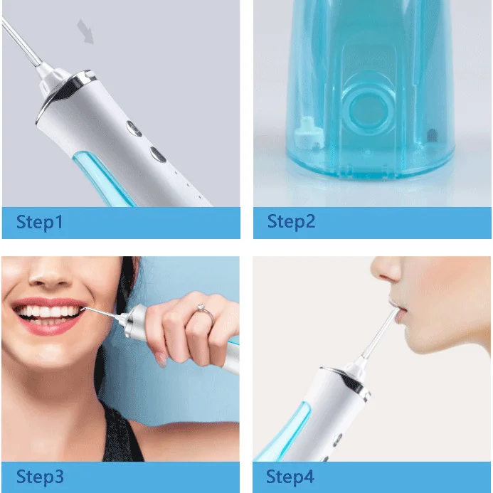 
Electronic Teeth Pick Dental Flosser Whitening Teeth Oral Irrigator 