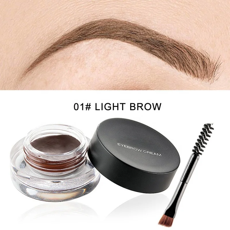 Hot Selling High Quality 12 Colors Colorful Eyebrow Dye Cream Long-lasting Waterproof Natural Makeup Cosmetics