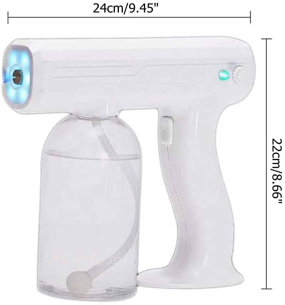 
Wireless Best Price Blue Ray Sanitizing Anion Nano Spray Gun Sprayer Steam Mist Atomization Hair Nano Spray Gun sanitizer gun 