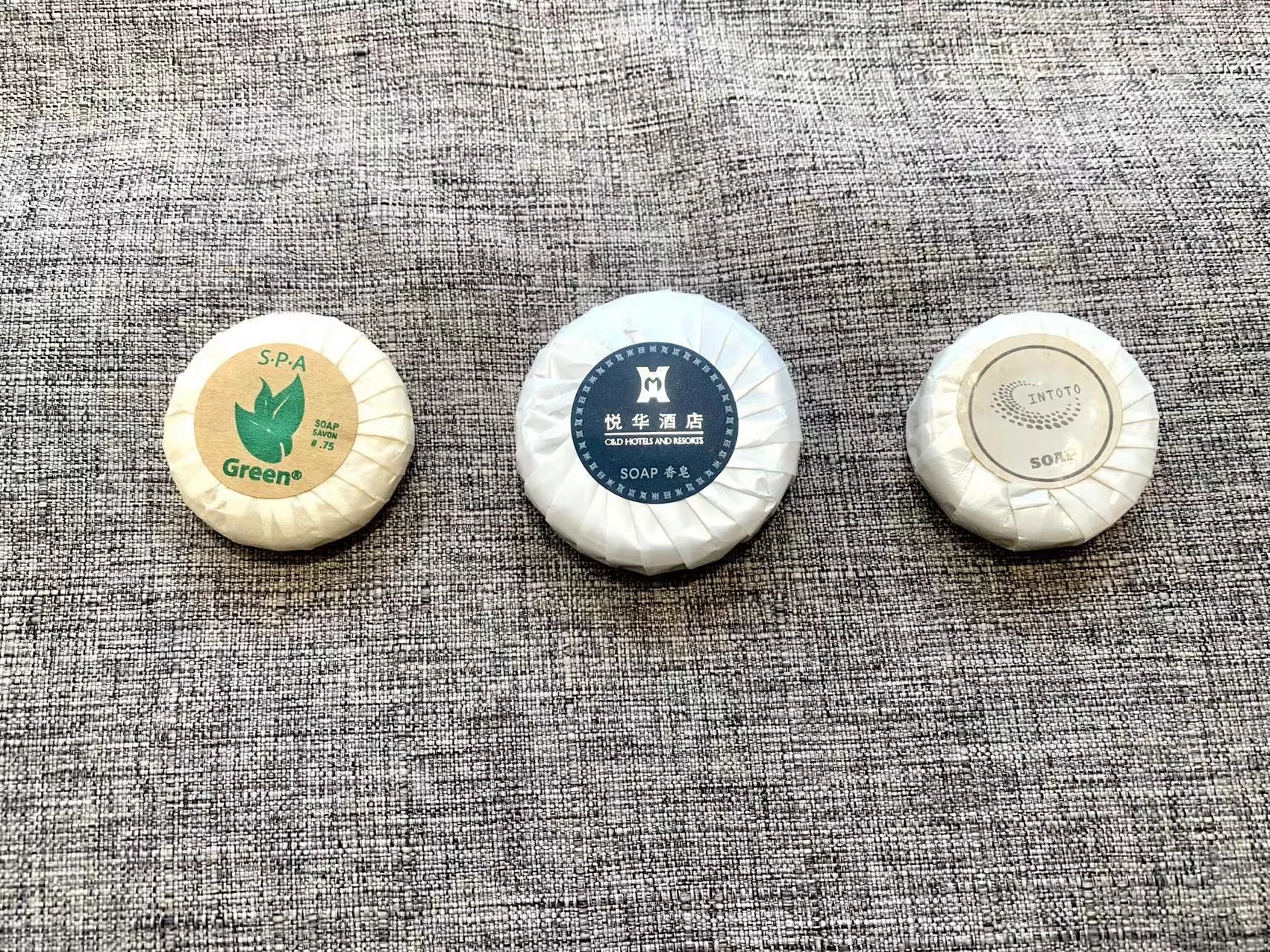 CFL Low MOQ High Quality Capsule Hotel soap for Outdoor Travel