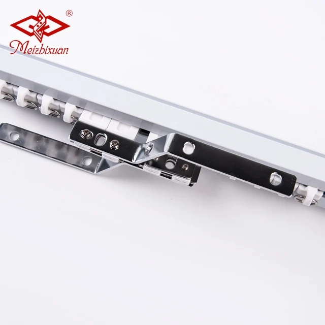 single rail home automation electric track curtain motor rail