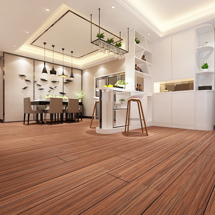 6'*36' Vinyl Waterproof Anti Slip Lvt Abrasion Resistant Self Adhesive Flooring