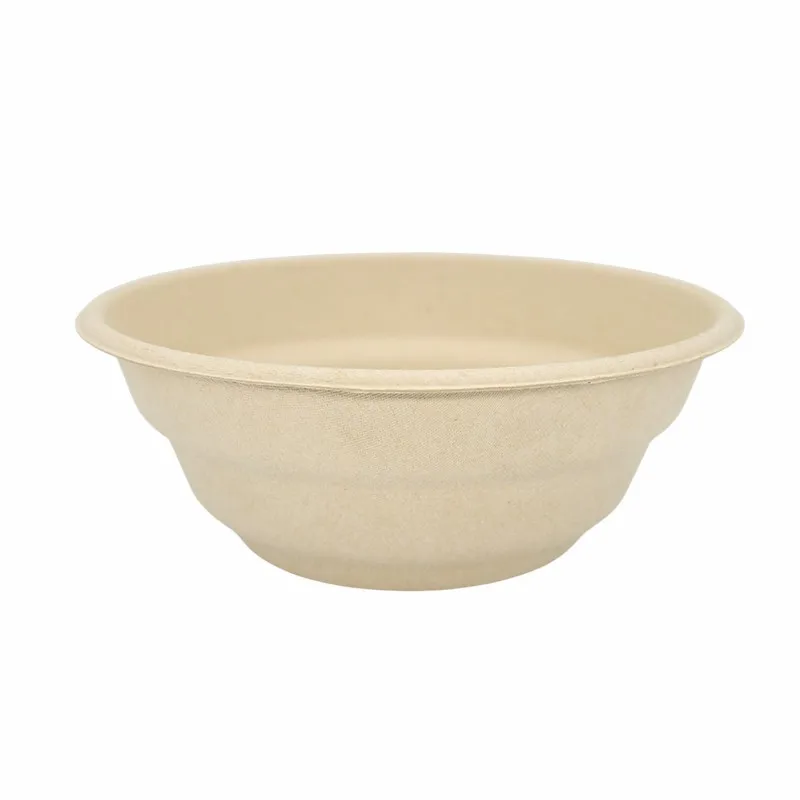 Eco Friendly 24oz 32oz 40oz 46oz Disposable Biodegradable Take Away Pulp Sugar Cane Bagasse Bowl
