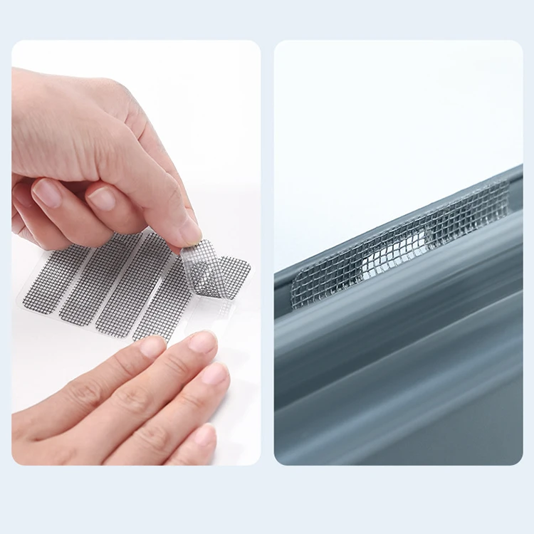 Outlet Hole Cover Sticker Window Drain Insect Screen Repair Tape Patch Kit