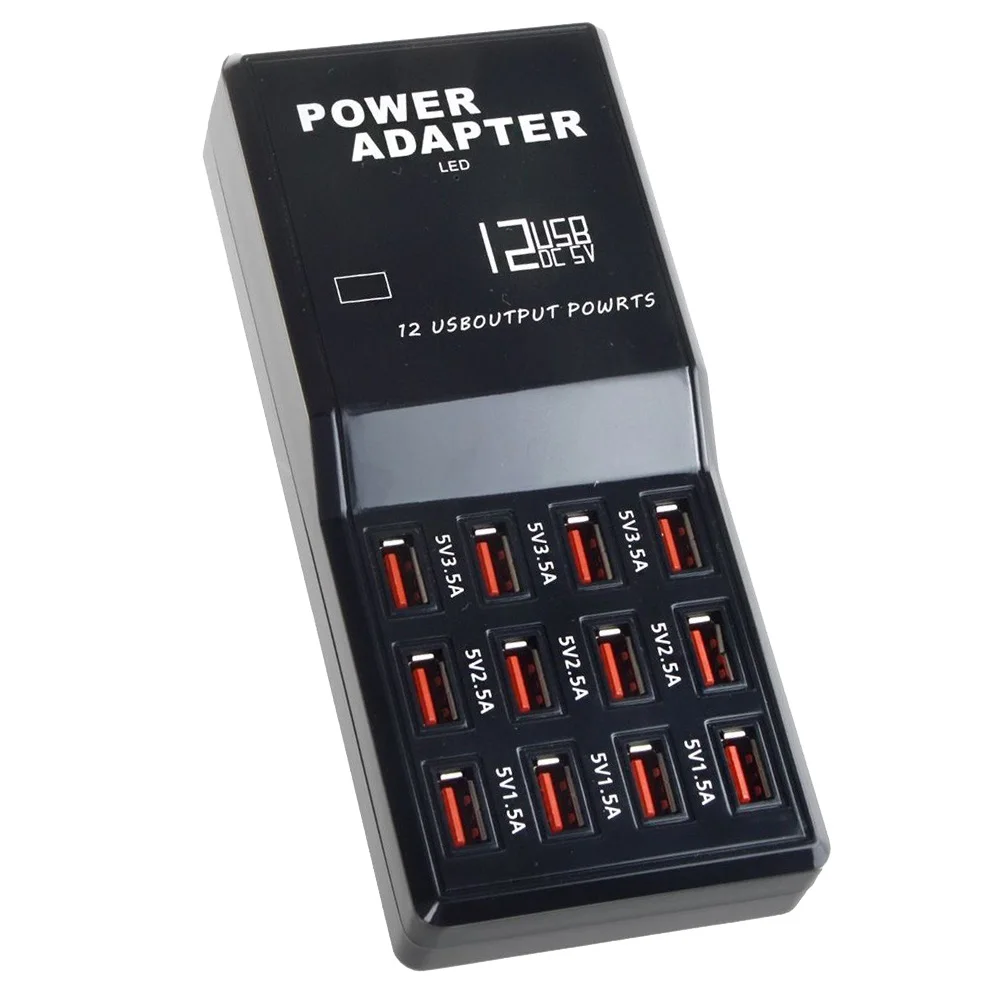 12-port USB Intelligent Fast Charger