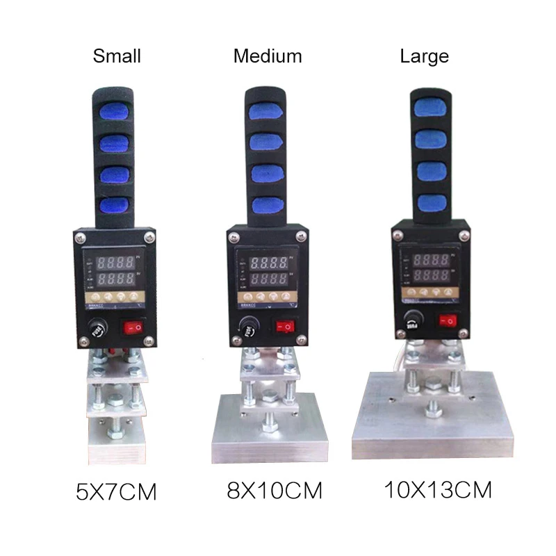Electric Small hand-held hot stamping machine with fruit and wood bread patterns