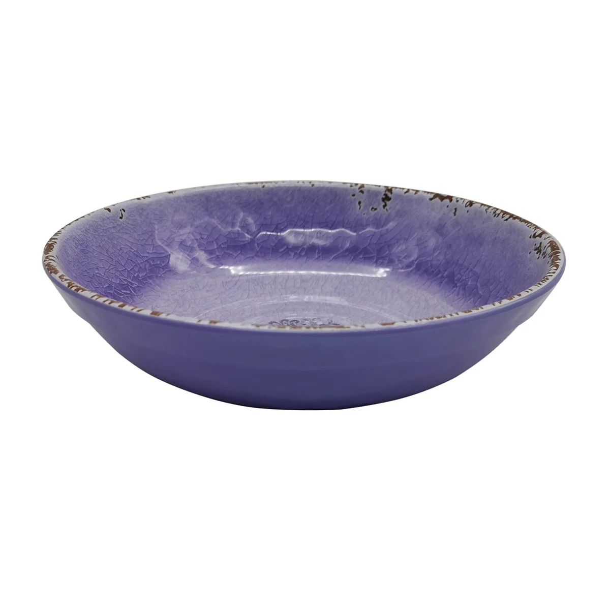 purple rustic design ice crackle melamine dinner plates salad bowl tableware dinnerware set