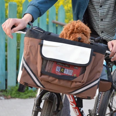 Suppliers Customized Size Soft Bicycle Sear Durable Pet Bag Carrier for Pets Safety