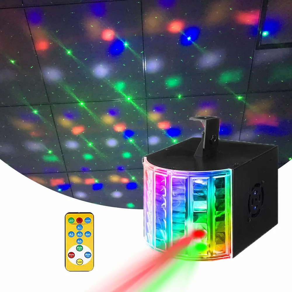 Laser KTV Disco Stage Laser Light Sound Activated DMX Control LED Projector Party Lights