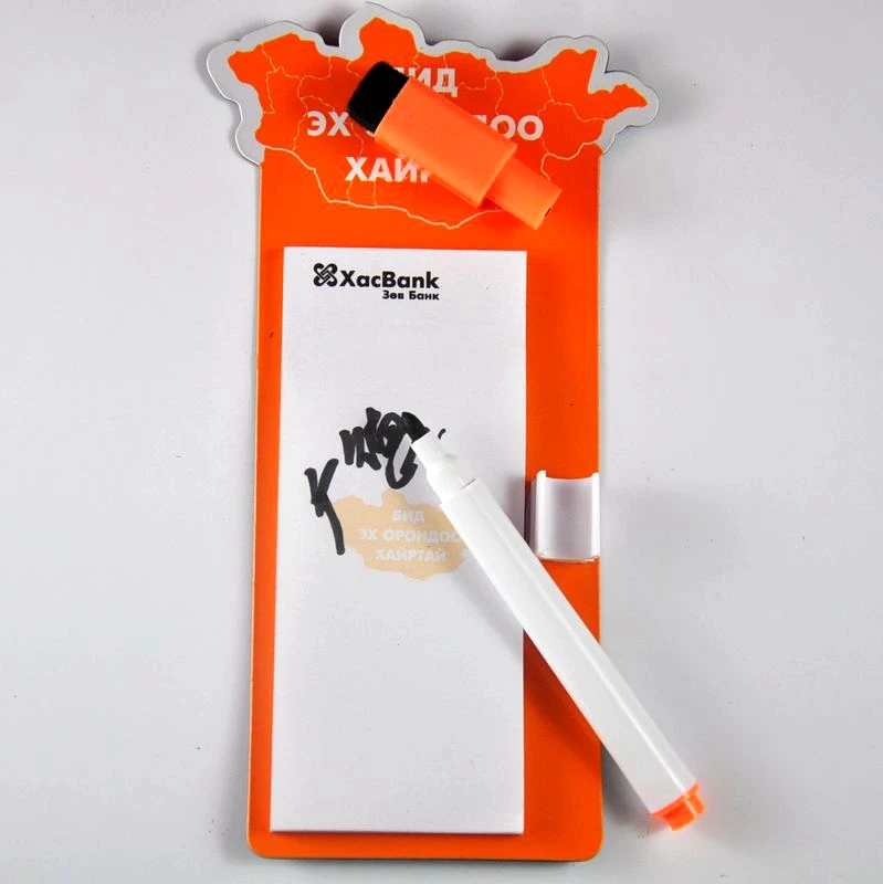 Высокое Качество Пользовательский логотип Печатный Рекламный Холодильник Магнитный блокнот/наклейка Блокнот