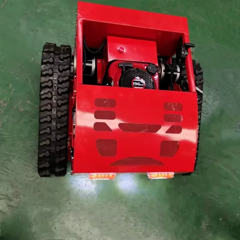 High Efficiency Automatic Electric Zero Turn Lawn Mowers Crawler Mower Remote Control Cordless Gasoline Engine Robot Lawn Mower