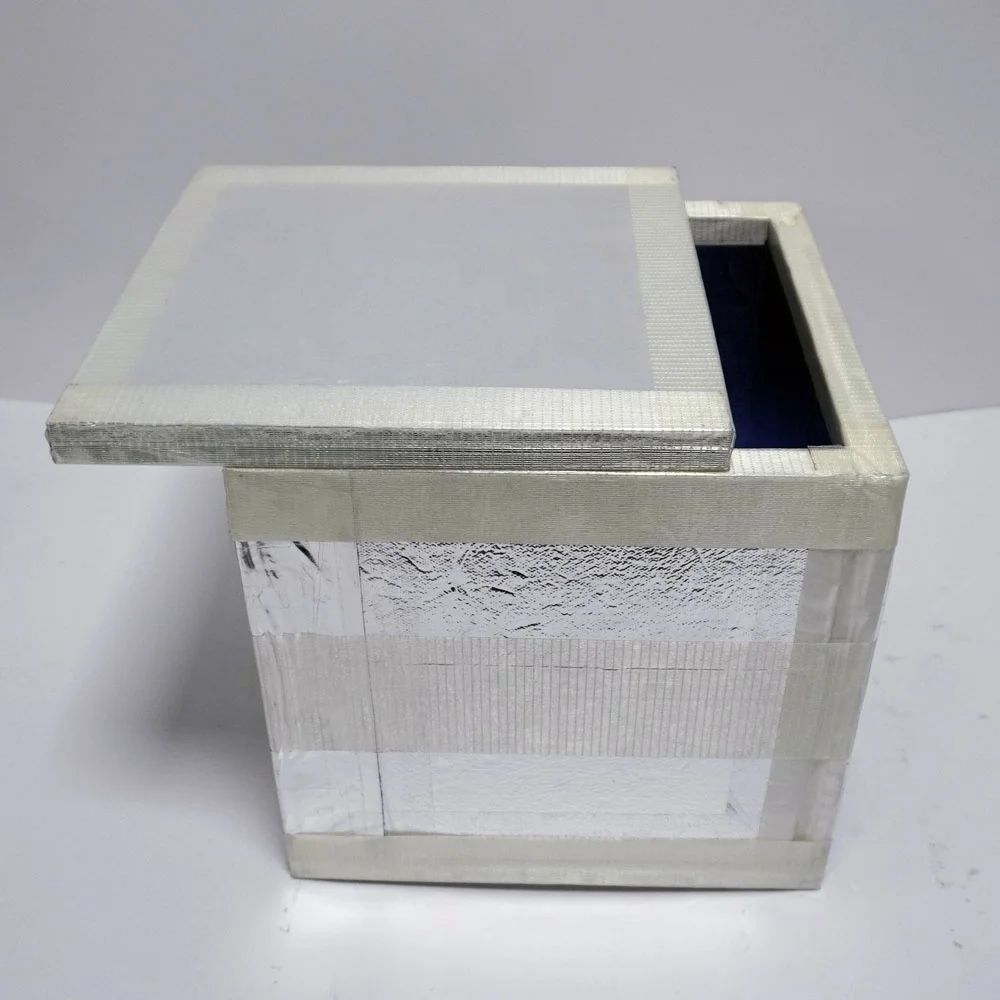 Chinese factory fumed silica core material vacuum insulation panel supplier for cold chain vaccine medical packaging box