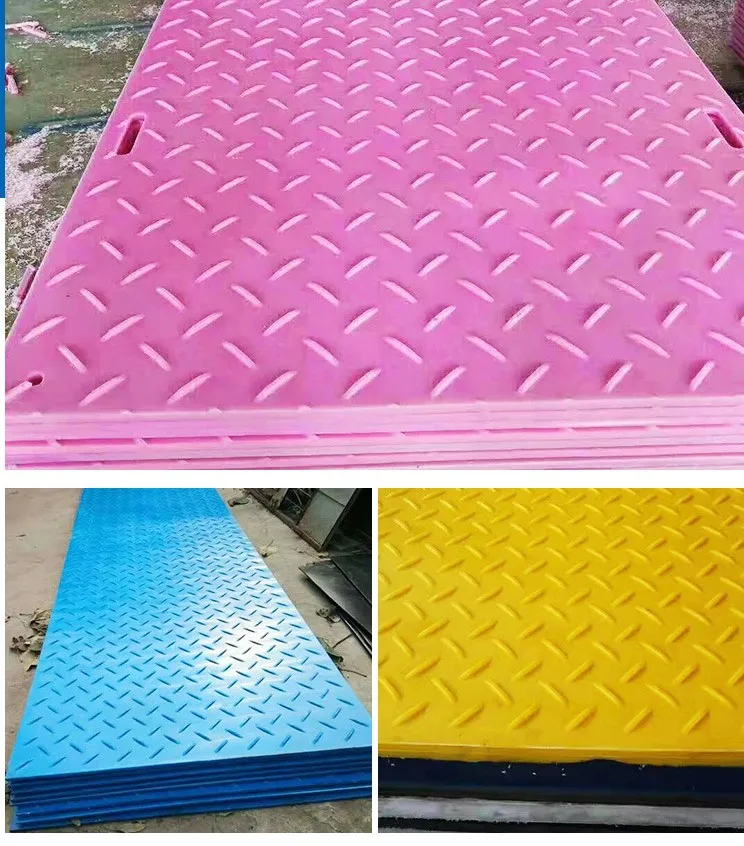 Waterproof UHMWPE Supplier Wear Resist Ground Heavy Duty Rubber Temporary Construction Drilling Rig Mat