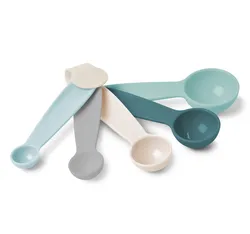 WFG-072A  Professional plastic material  kitchen   5 piece  measuring  spoons set