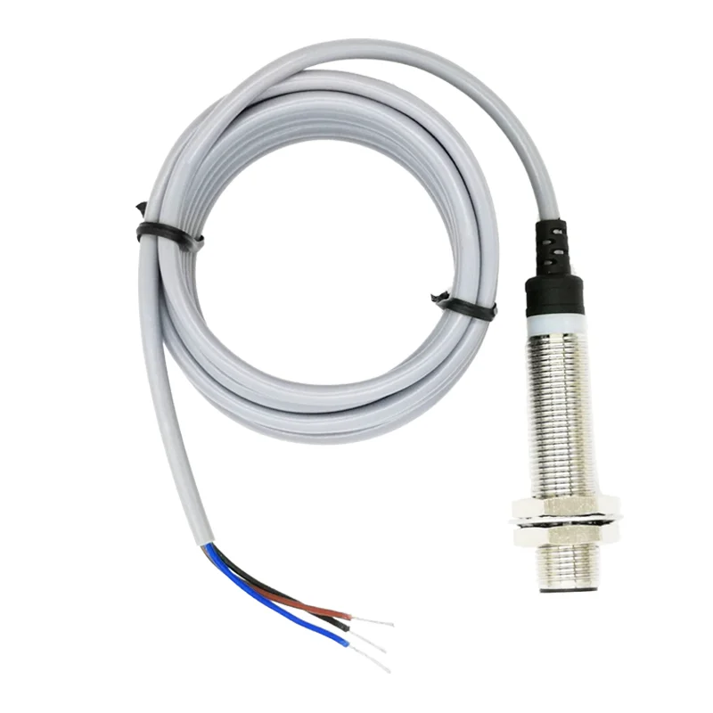 DGKJ M12 metal detection sensor 2mm flush proximity sensor 24V cylinder inductive proximity sensor High quality proximity switch