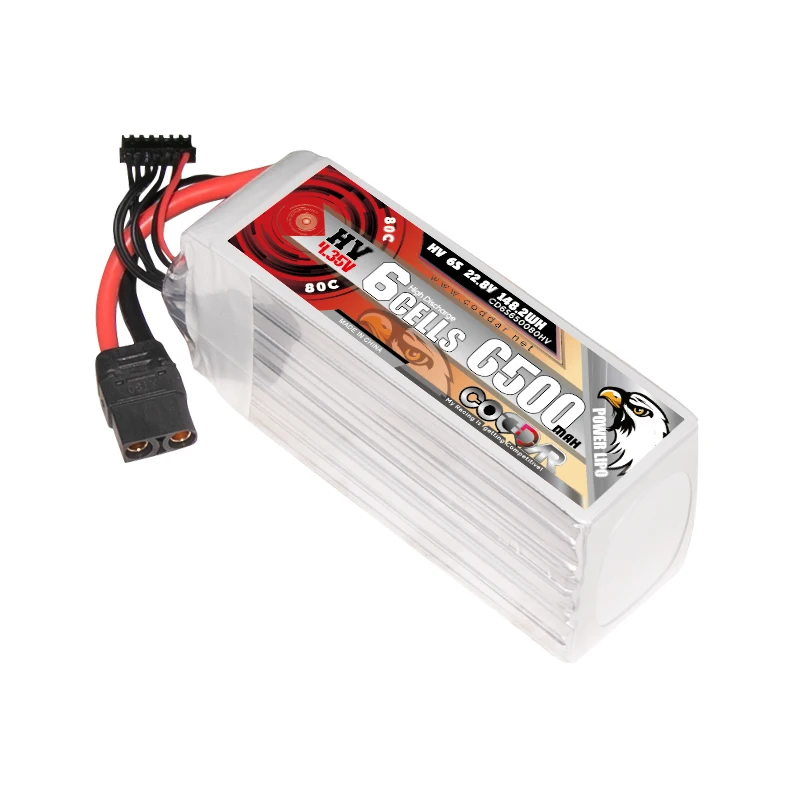 Аккумулятор LiPo CODDAR RC 6S 6500 мАч 22 8 в 80C XT90 модель для аэрофотосъемки аэробатический самолет Квадрокоптер Радиоуправляемый автомобиль лодка