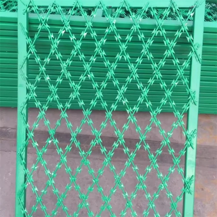 Stainless Steel Welded Wire Mesh Fencing Razor mesh Blade diamond mesh