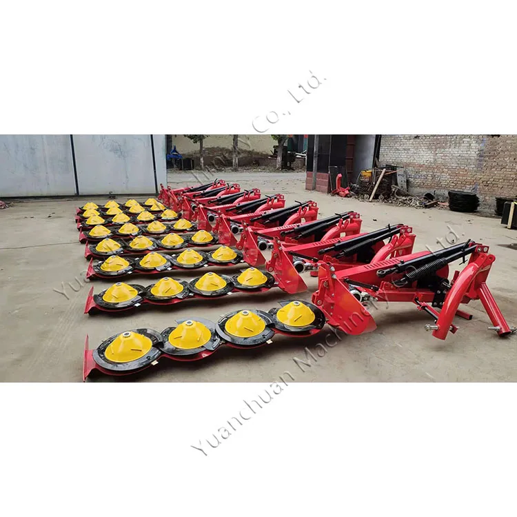 Rear-mounted multi-disc lawn mower Disc alfalfa forage harvester